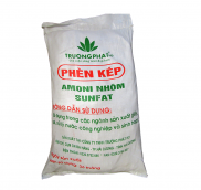 Phèn kép Amoni nhôm sunfat NH4Al(SO4)2, Việt Nam, 25kg/bao